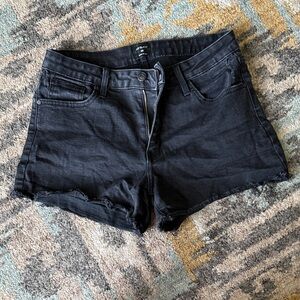 Just Black Dark Blue Jean Shorts